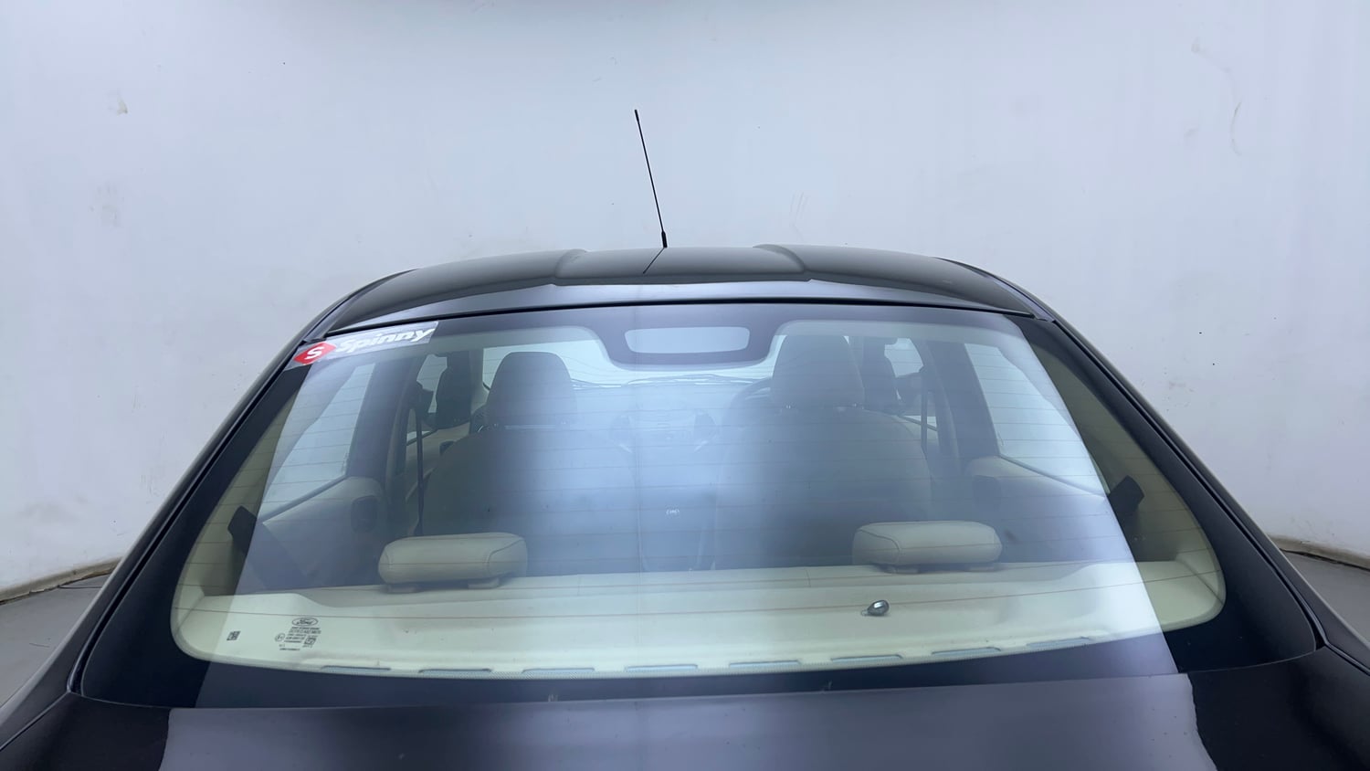 Used 2017 Ford Figo Aspire Titanium 1.2 Ti-VCT Petrol Manual exterior BACK WINDSHIELD VIEW