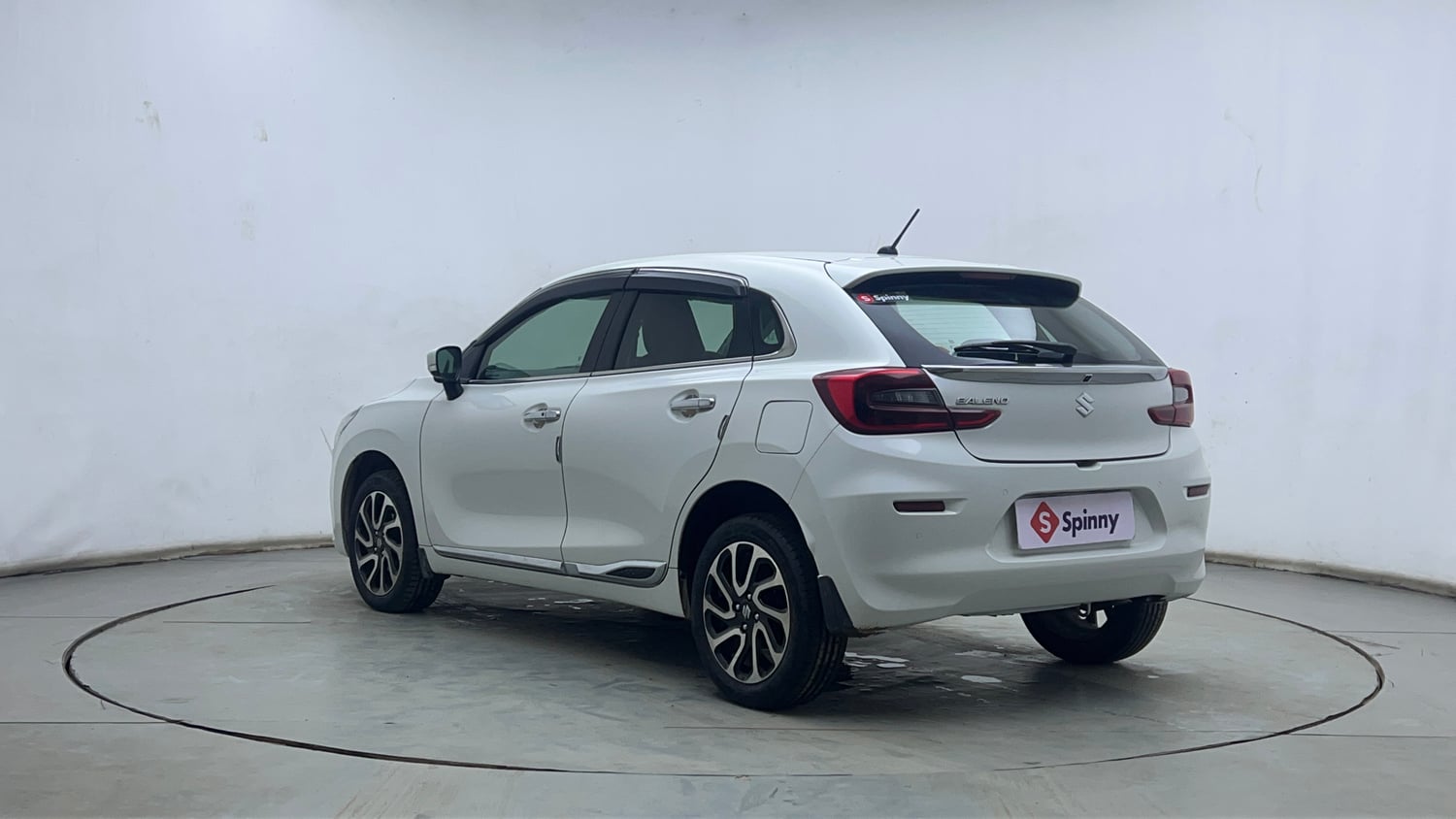 Used 2024 Maruti Suzuki Baleno Alpha MT Petrol Manual exterior LEFT REAR CORNER VIEW
