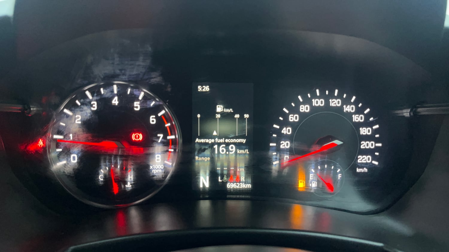 Used 2024 Maruti Suzuki Swift ZXi Plus Dual Tone AMT Petrol Automatic interior CLUSTERMETER VIEW