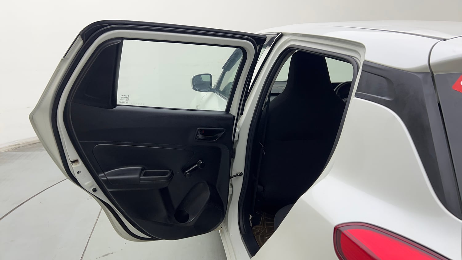 Used 2023 Maruti Suzuki Swift LXi Petrol Manual interior LEFT REAR DOOR OPEN VIEW