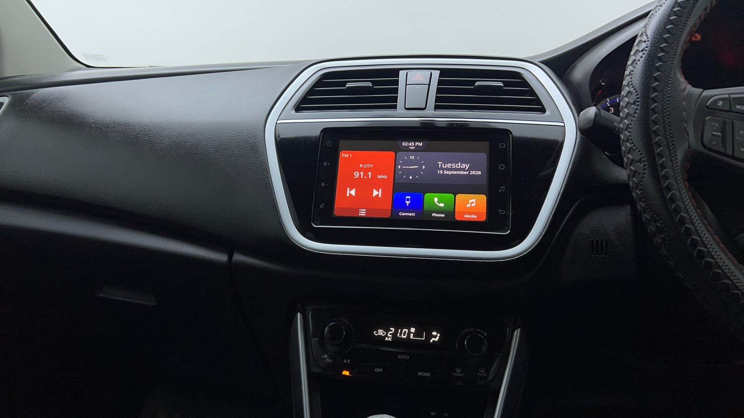 Used 2020 Maruti Suzuki S-Cross Zeta Petrol Manual interior MUSIC SYSTEM & AC CONTROL VIEW
