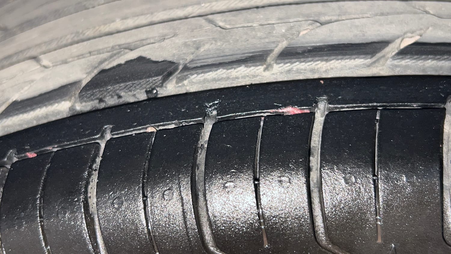 Used 2013 Honda Brio S MT Petrol Manual tyres LEFT REAR TYRE TREAD VIEW
