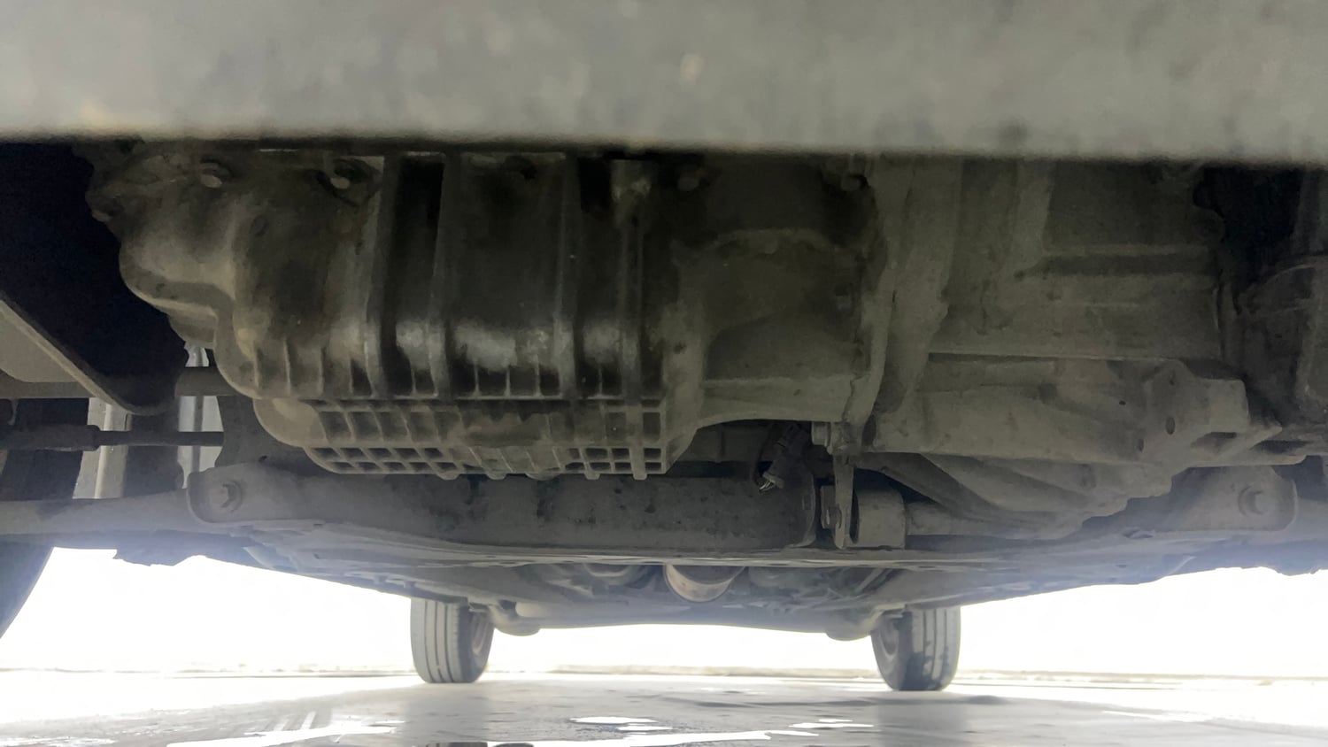 Used 2017 Ford Figo Aspire Titanium 1.2 Ti-VCT Petrol Manual extra FRONT LEFT UNDERBODY VIEW