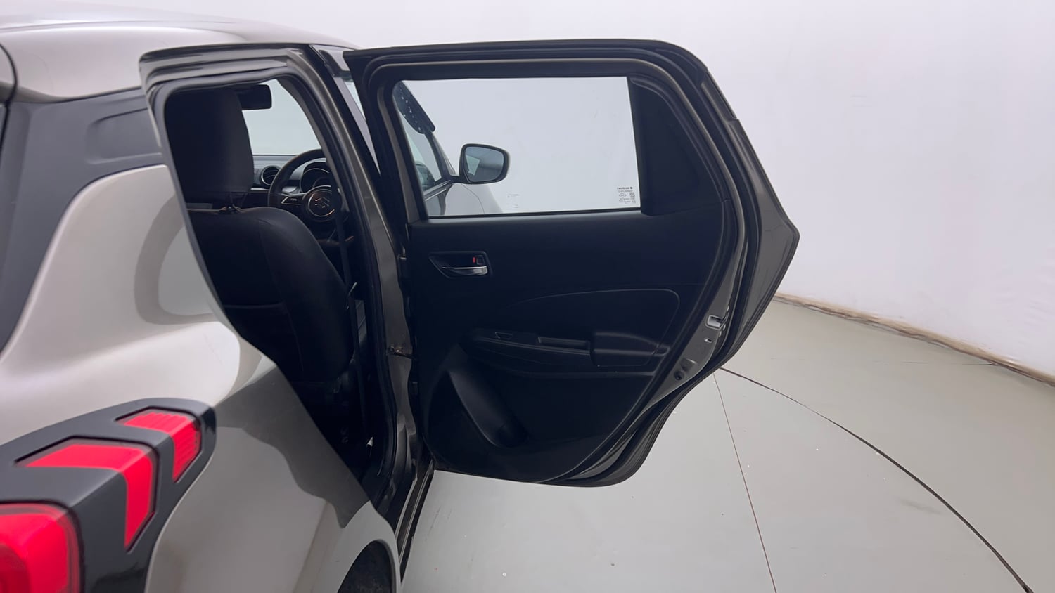 Used 2023 Maruti Suzuki Swift VXi Petrol Manual interior RIGHT REAR DOOR OPEN VIEW
