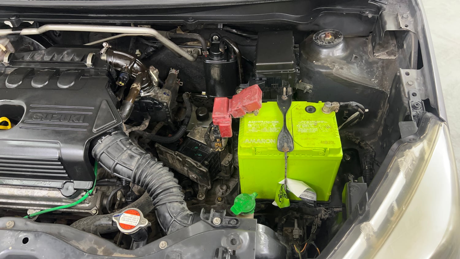 Used 2015 Maruti Suzuki Celerio VXi AMT Petrol Automatic engine ENGINE LEFT SIDE VIEW