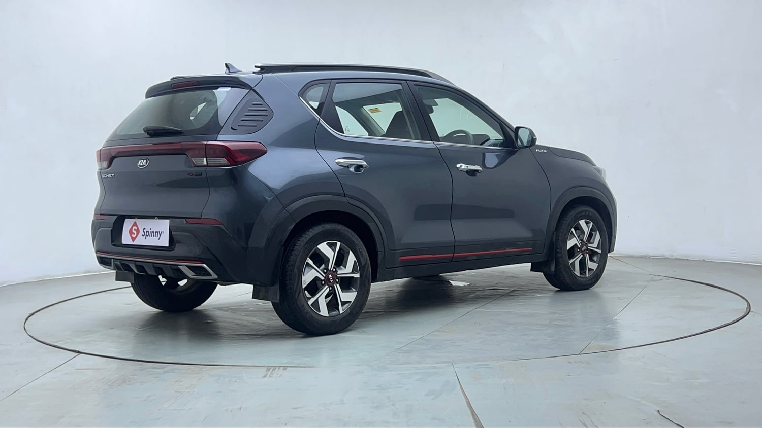 Used 2020 Kia Sonet GTX Plus 1.5 AT Diesel Automatic exterior RIGHT REAR CORNER VIEW