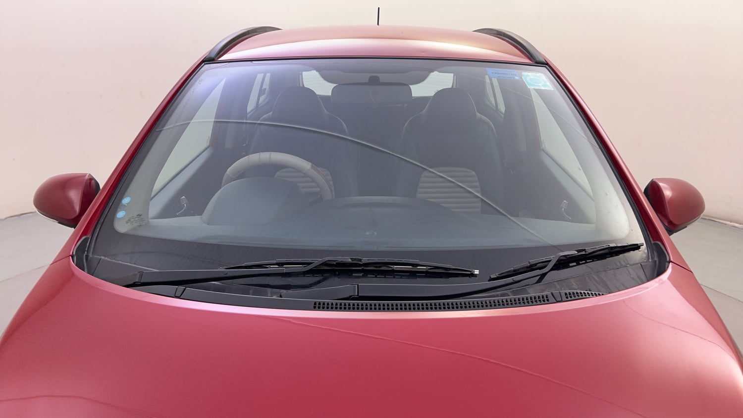 Used 2018 Hyundai Grand i10 Sportz 1.2 Kappa VTVT Petrol Manual exterior FRONT WINDSHIELD VIEW