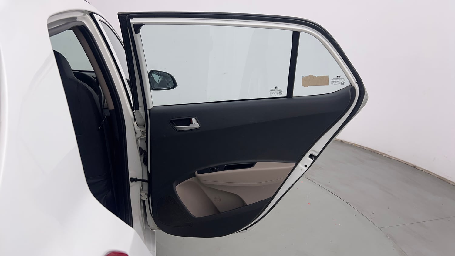 Used 2018 Hyundai Grand i10 Sportz 1.2 Kappa VTVT Petrol Manual interior RIGHT REAR DOOR OPEN VIEW