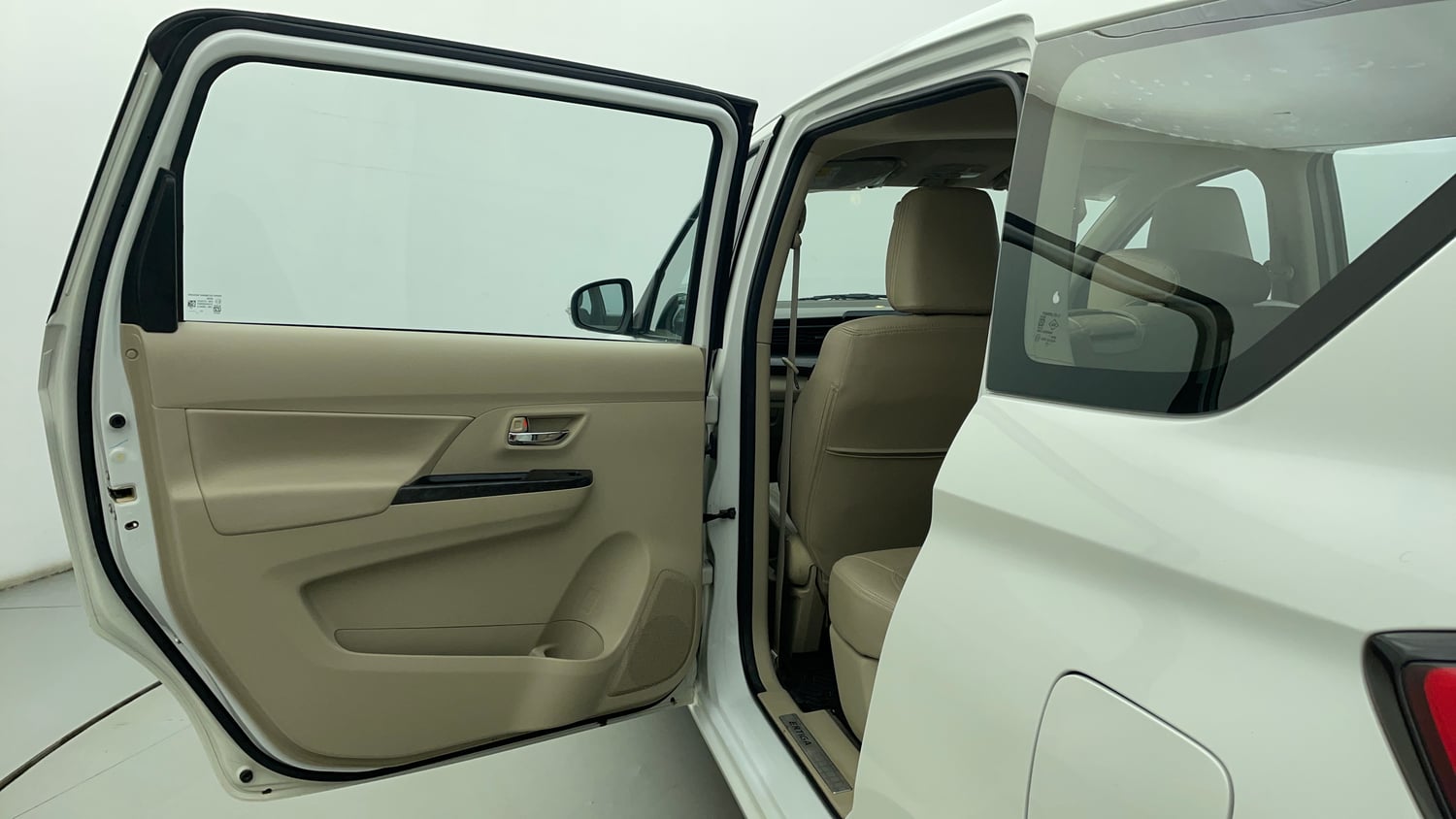 Used 2022 Maruti Suzuki Ertiga ZXi AT Petrol Automatic interior LEFT REAR DOOR OPEN VIEW
