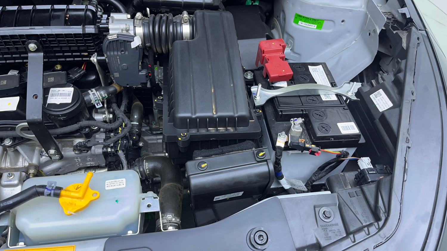 Used 2026 Tata Altroz Creative Petrol 5AMT Petrol Automatic engine ENGINE LEFT SIDE VIEW