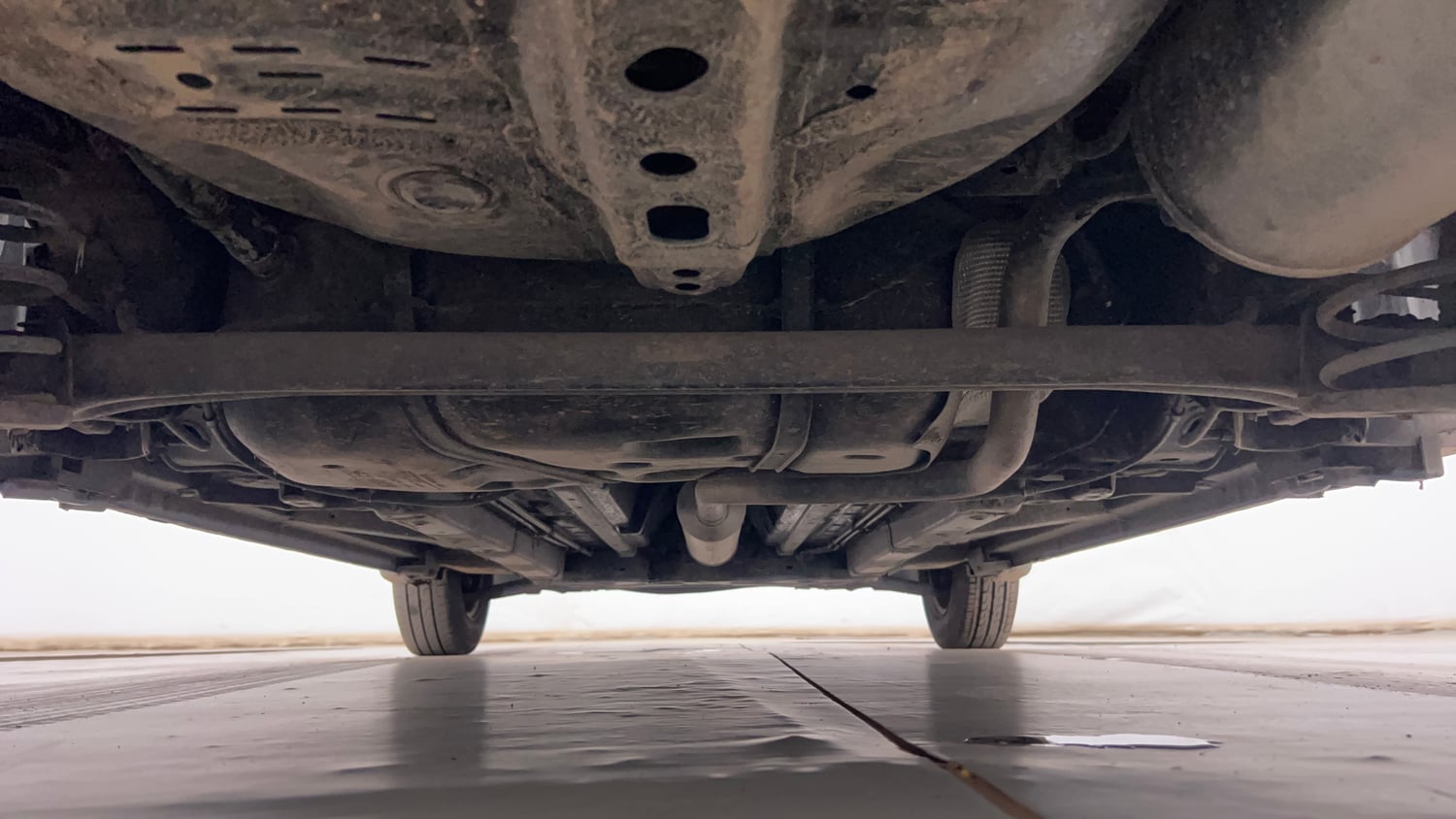 Used 2012 Maruti Suzuki Swift VXi Petrol Manual extra REAR UNDERBODY VIEW (TAKEN FROM REAR)