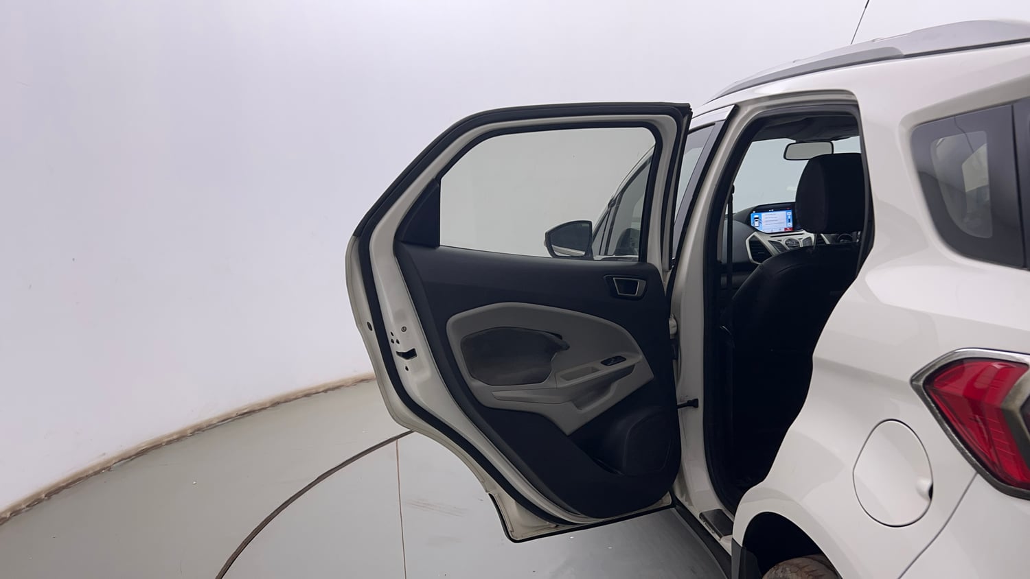 Used 2017 Ford EcoSport Titanium 1.5L TDCi Diesel Manual interior LEFT REAR DOOR OPEN VIEW
