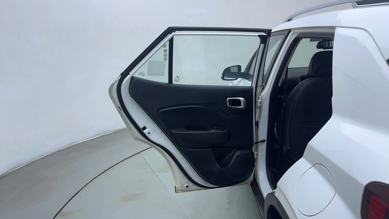Used 2019 Hyundai Venue SX Plus 1.0 Turbo DCT Petrol Automatic interior LEFT REAR DOOR OPEN VIEW