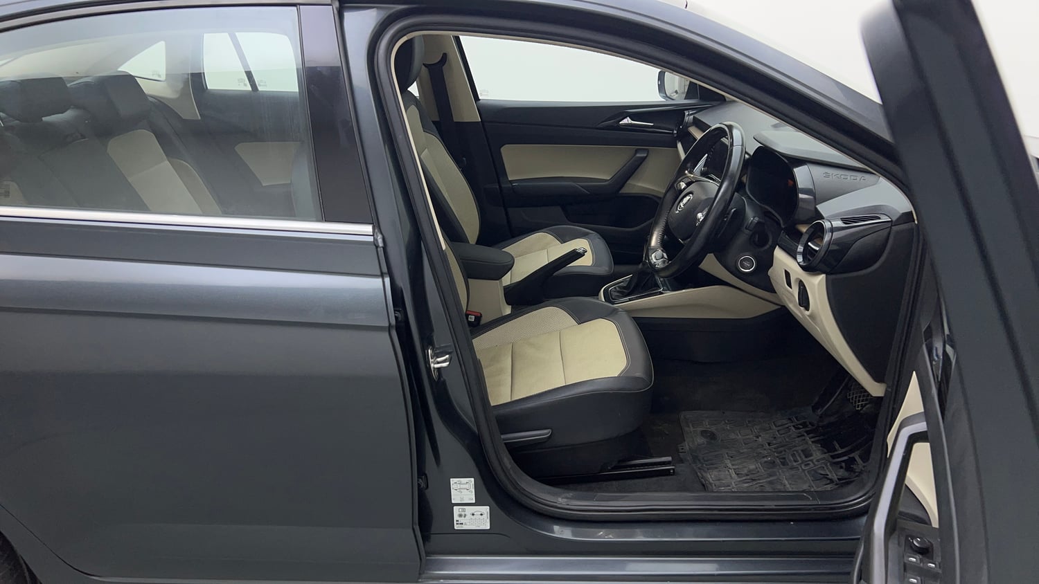Used 2022 Skoda Slavia Style 1.5L TSI DSG Petrol Automatic interior RIGHT SIDE FRONT DOOR CABIN VIEW