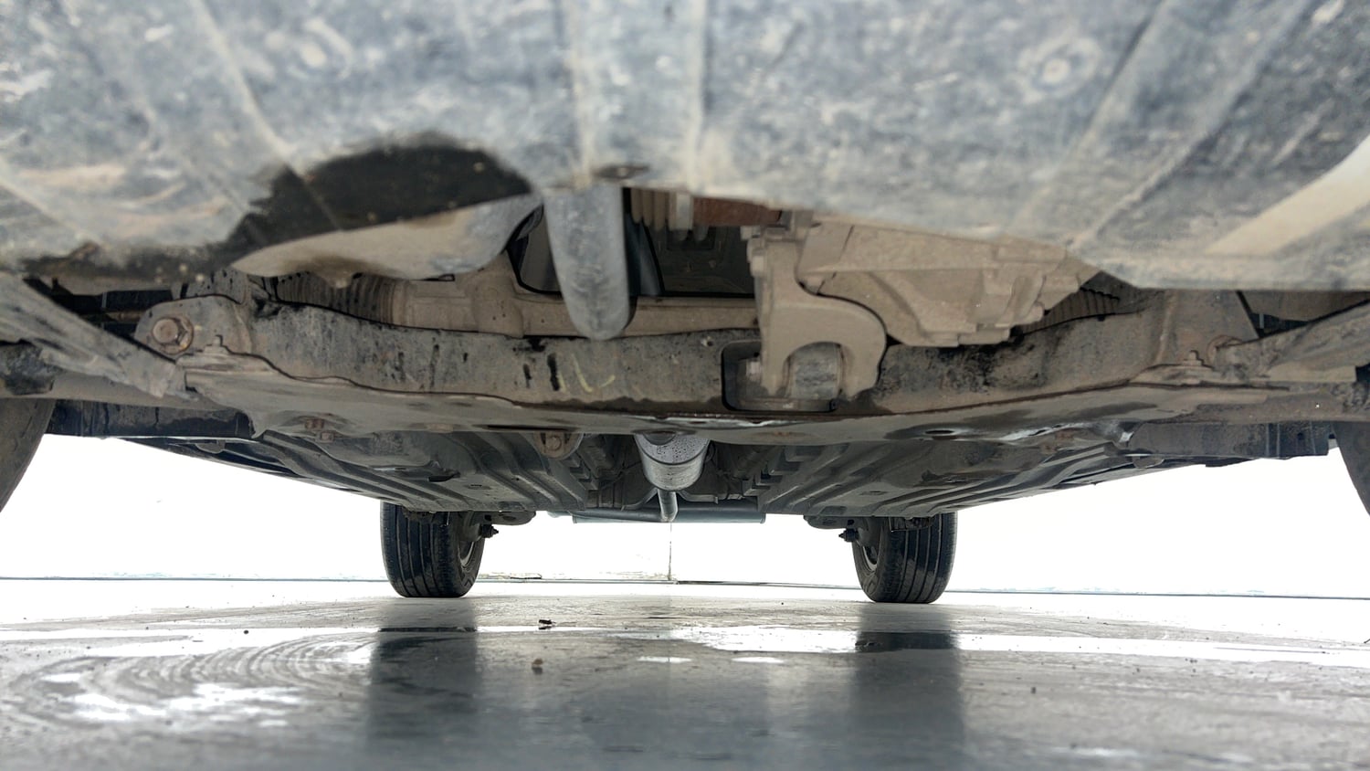 Used 2022 Toyota Urban Cruiser High Grade MT Petrol Manual extra FRONT LEFT UNDERBODY VIEW
