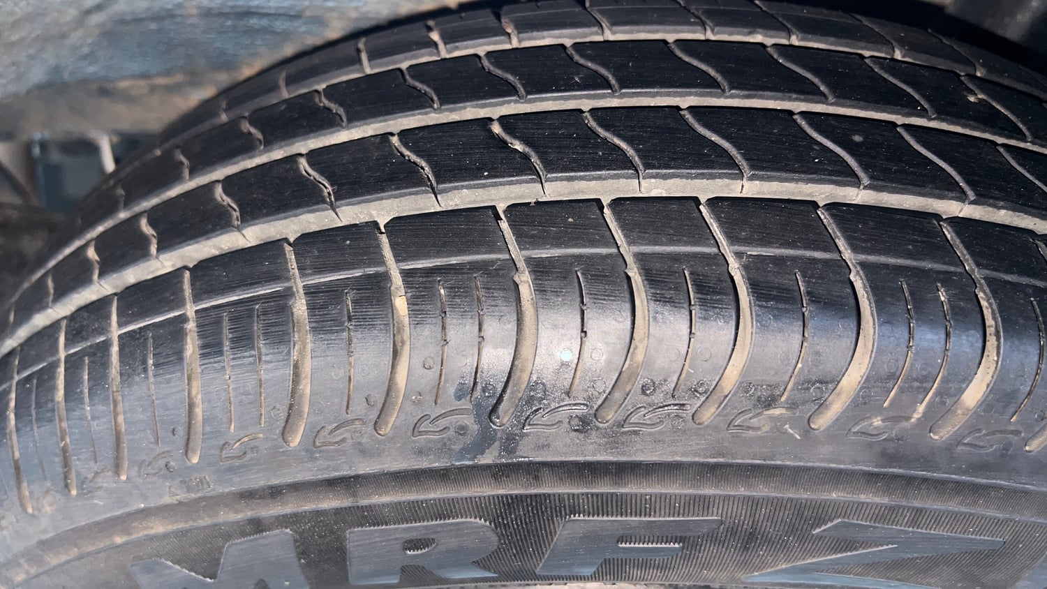 Used 2022 Maruti Suzuki Wagon R VXI 1.0 CNG Cng Manual tyres LEFT REAR TYRE TREAD VIEW