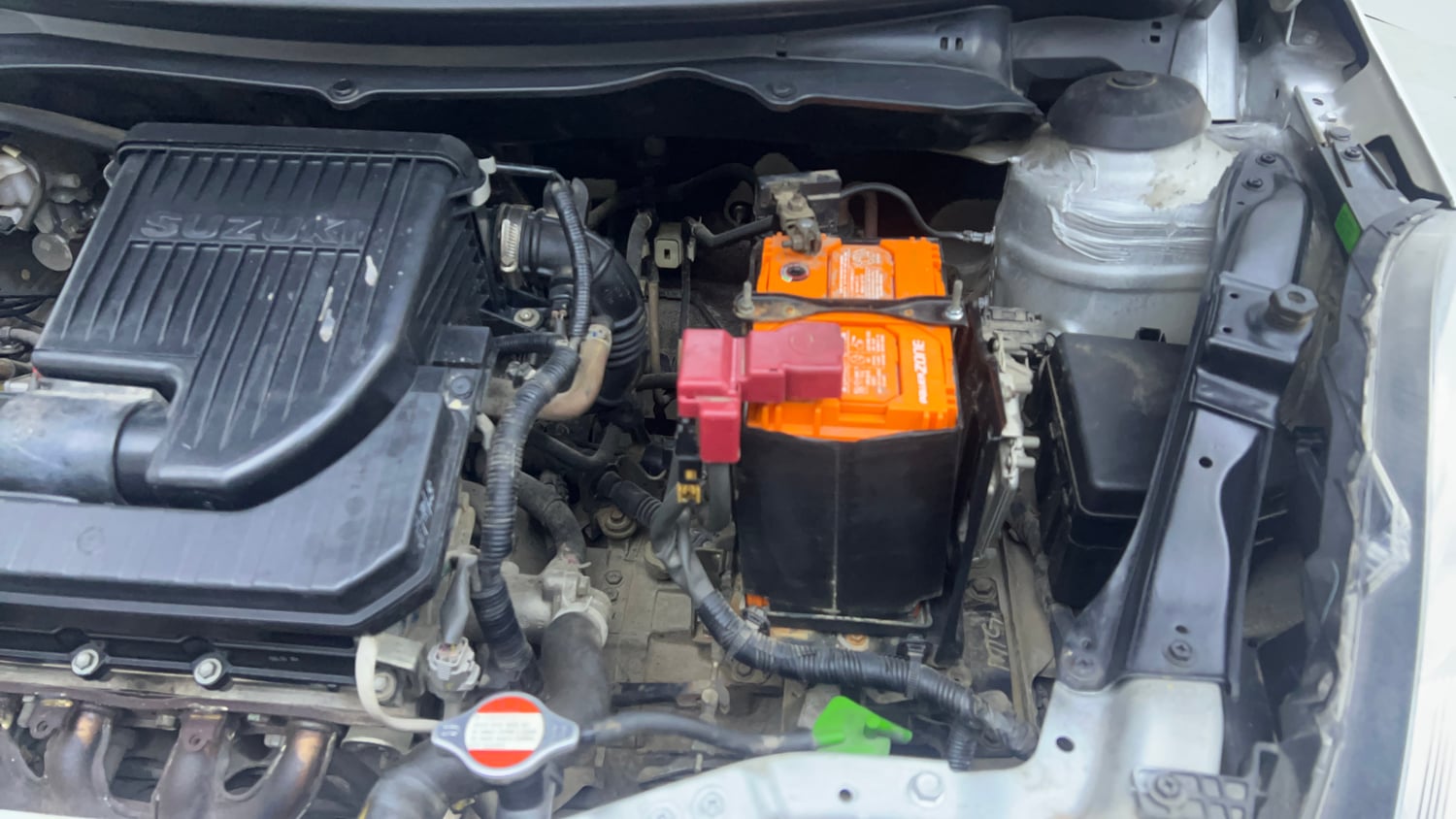 Used 2015 Maruti Suzuki Swift Dzire ZXI Petrol Manual engine ENGINE LEFT SIDE VIEW