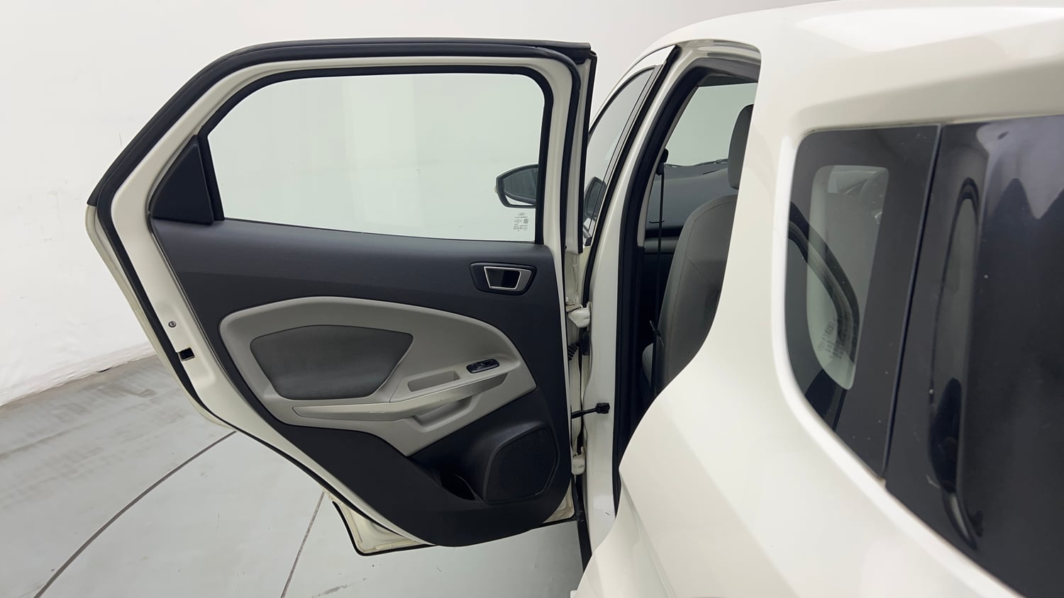 Used 2015 Ford EcoSport Trend 1.5 Ti-VCT Petrol Manual interior LEFT REAR DOOR OPEN VIEW