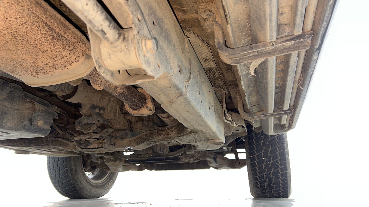 Used 2023 Mahindra Thar LX Hard Top Petrol AT RWD Petrol Automatic extra REAR RIGHT UNDERBODY VIEW