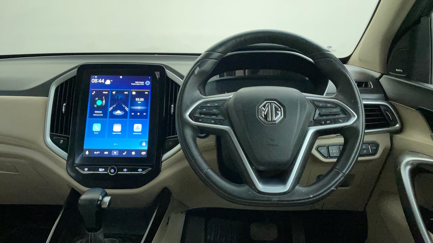 Used 2021 MG Motors Hector Sharp 1.5 Petrol CVT Petrol Automatic interior STEERING VIEW