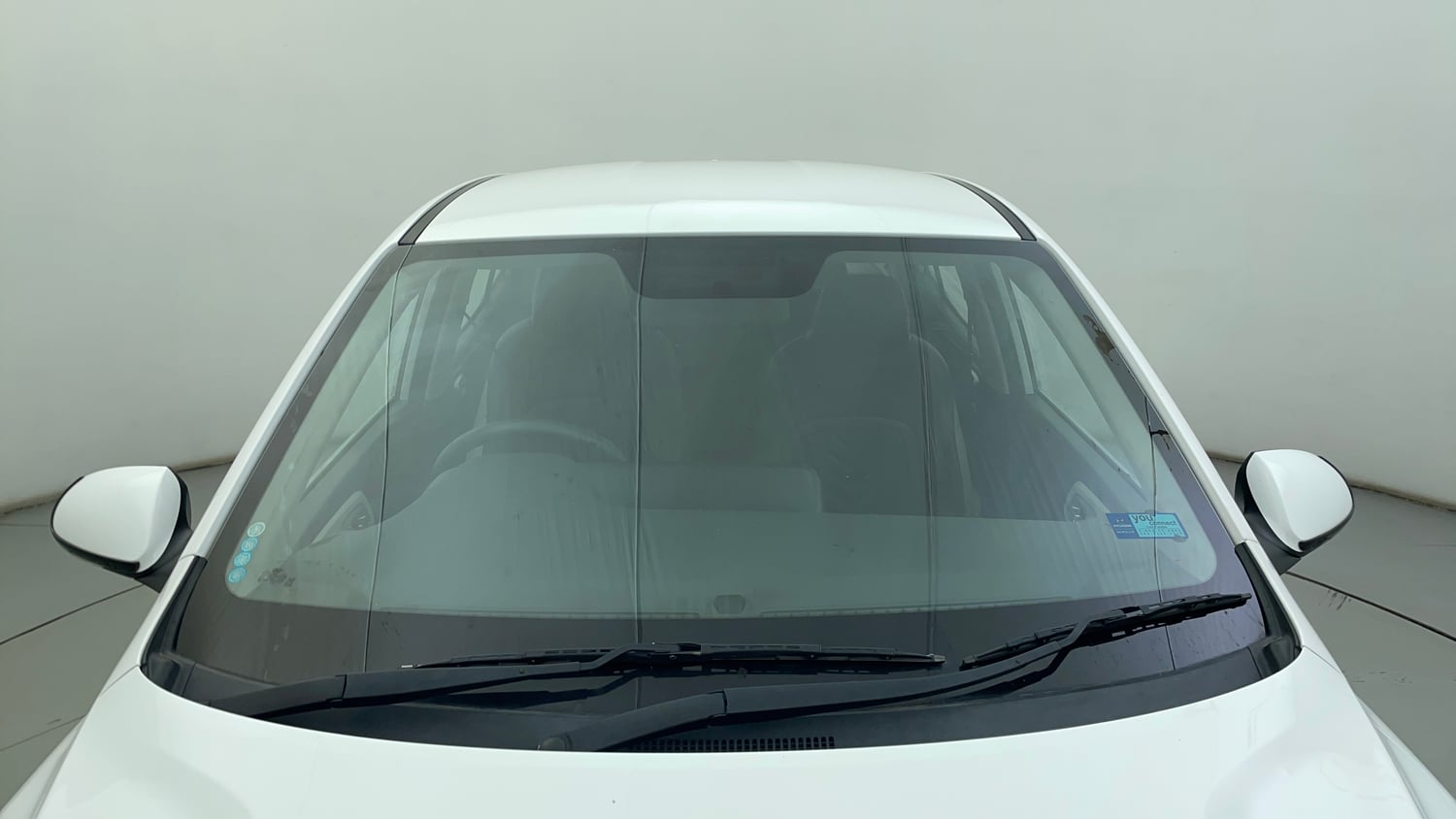 Used 2024 Hyundai Aura SX 1.2 (O) Petrol Petrol Manual exterior FRONT WINDSHIELD VIEW