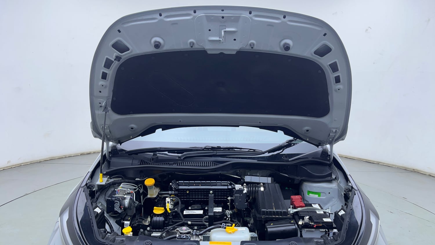 Used 2026 Tata Altroz Creative Petrol 5AMT Petrol Automatic engine ENGINE & BONNET OPEN FRONT VIEW