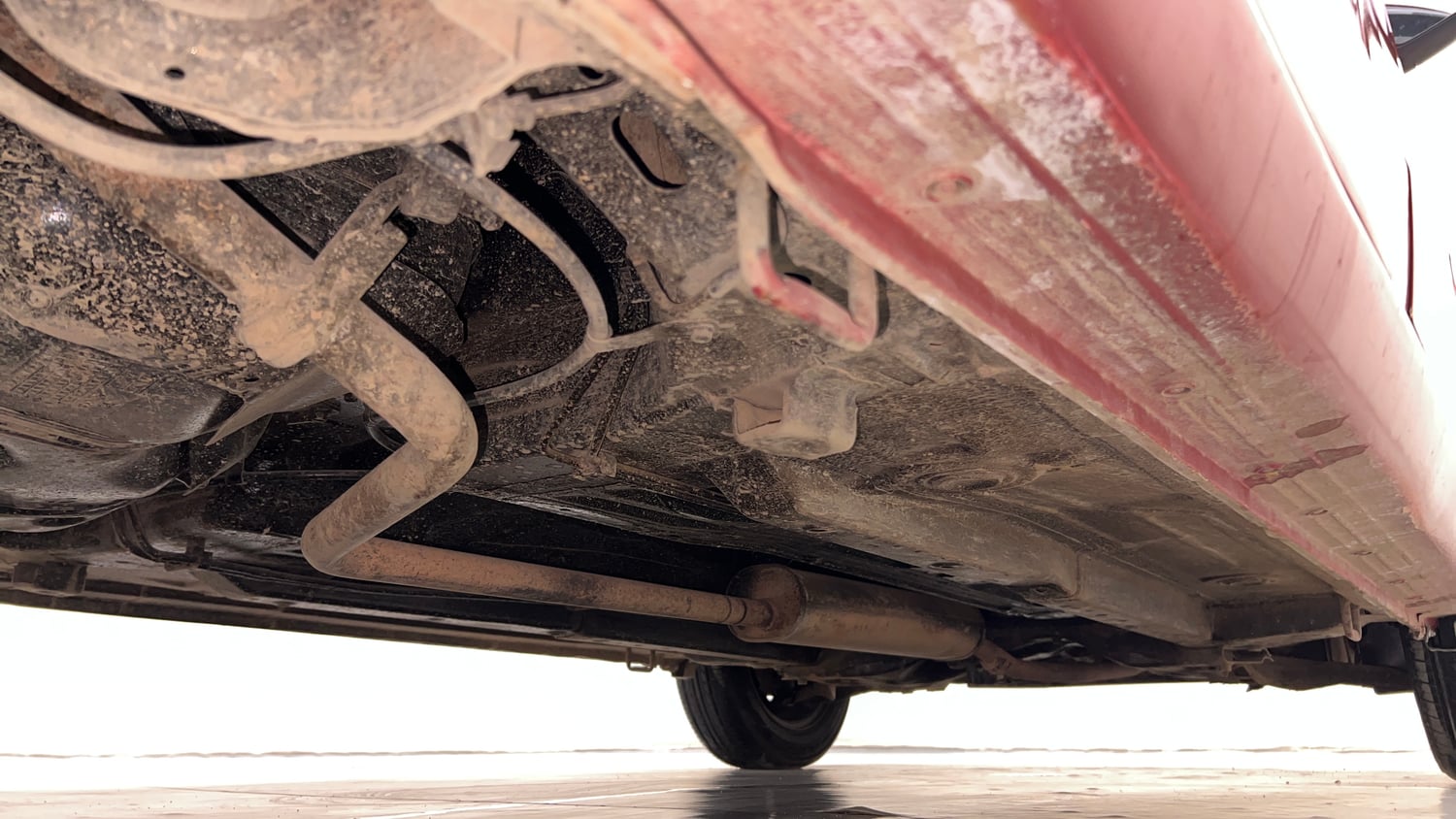 Used 2014 Maruti Suzuki Celerio VXi Petrol Manual extra REAR RIGHT UNDERBODY VIEW