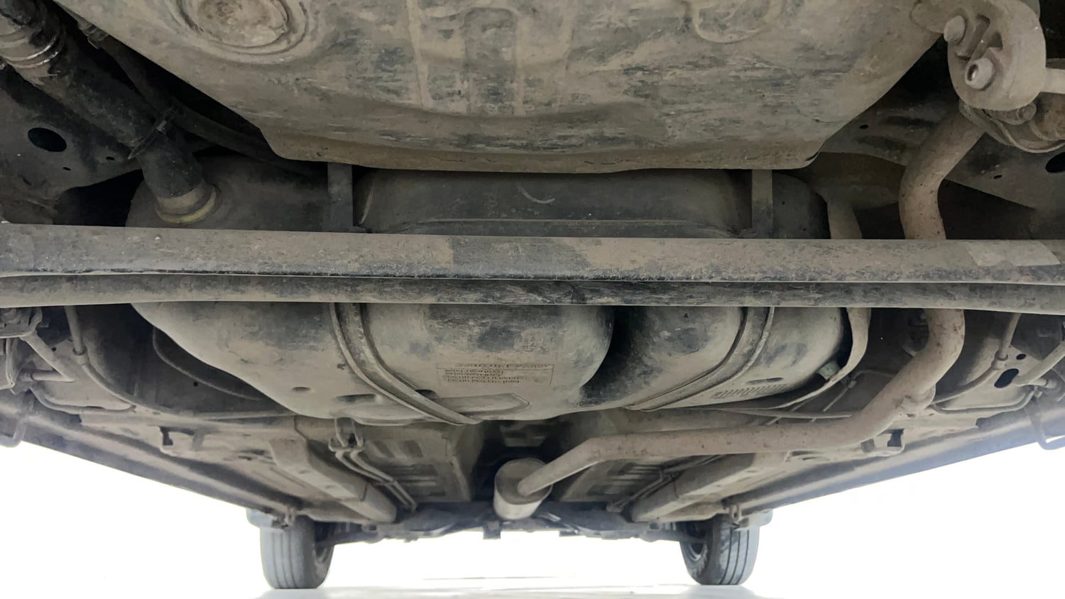 Used 2015 Maruti Suzuki Celerio VXi AMT Petrol Automatic extra REAR UNDERBODY VIEW (TAKEN FROM REAR)