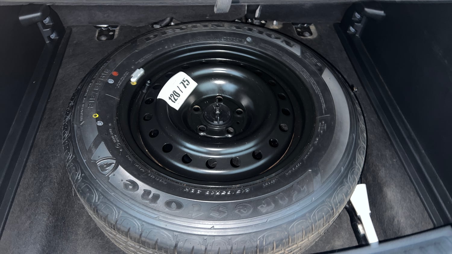 Used 2019 Jeep Compass Limited Plus Petrol AT Petrol Automatic tyres SPARE TYRE VIEW