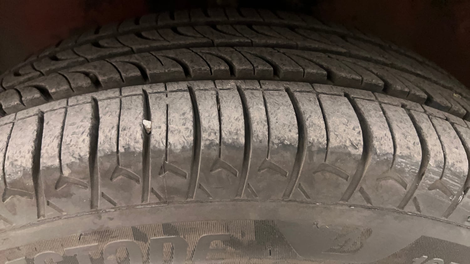 Used 2016 Maruti Suzuki Celerio ZXi AMT Petrol Automatic tyres LEFT FRONT TYRE TREAD VIEW