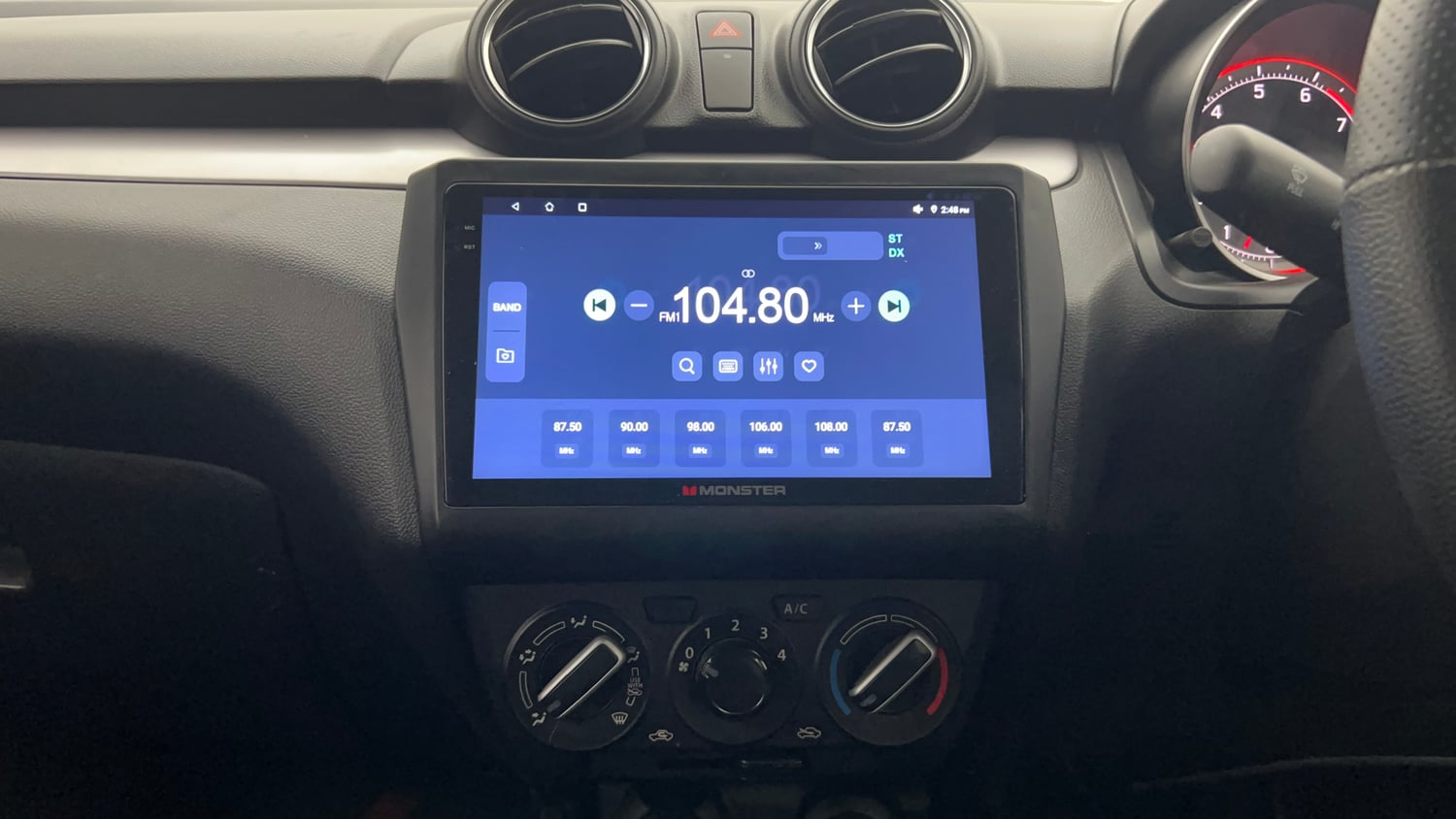 Used 2023 Maruti Suzuki Swift VXi Petrol Manual top_features Integrated (in-dash) music system
