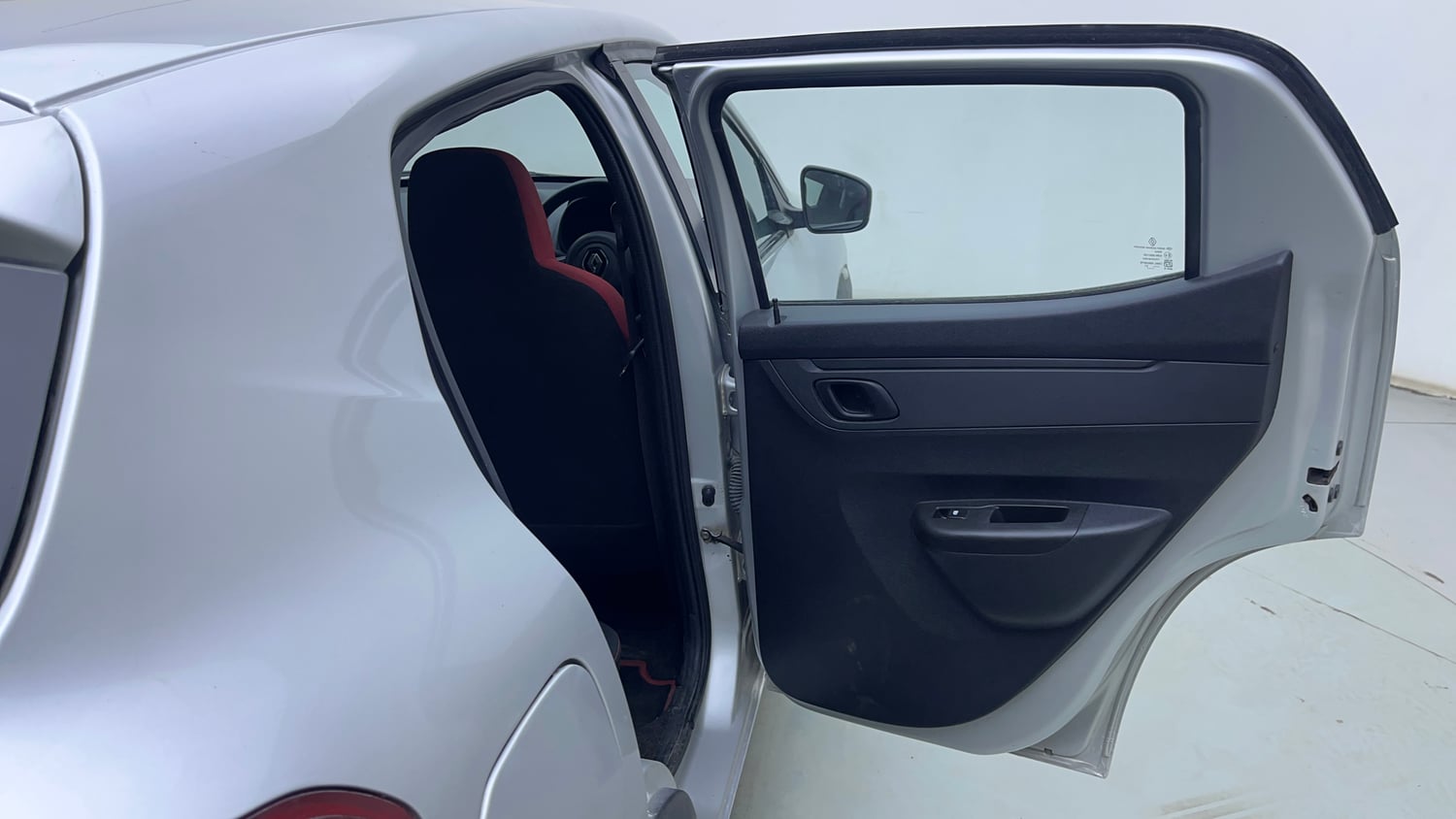 Used 2021 Renault Kwid RXT 1.0 Opt Petrol Manual interior RIGHT REAR DOOR OPEN VIEW