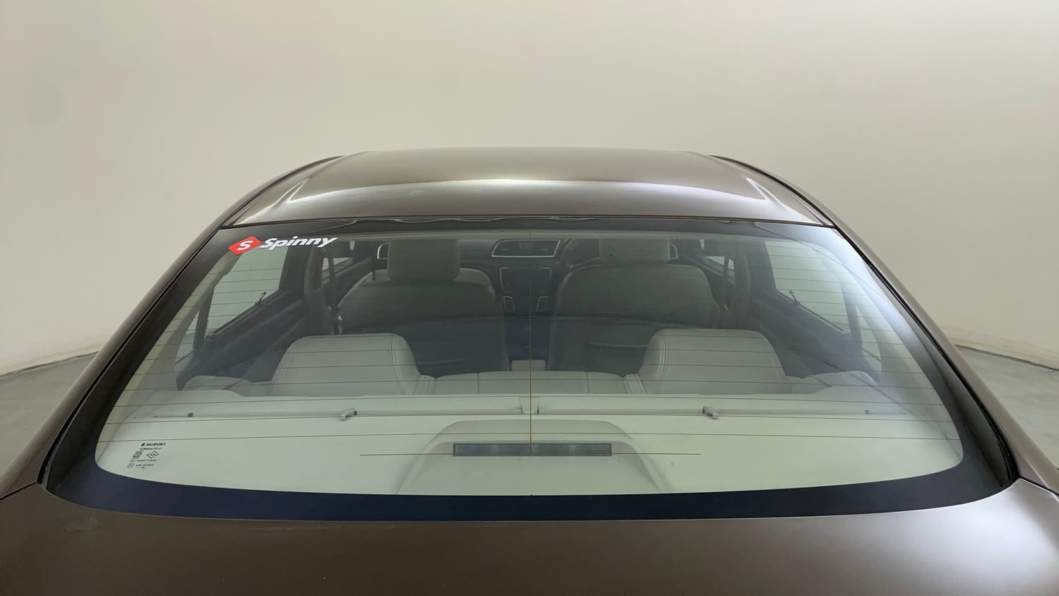 Used 2018 Maruti Suzuki Ciaz Zeta 1.4 AT Petrol Automatic exterior BACK WINDSHIELD VIEW