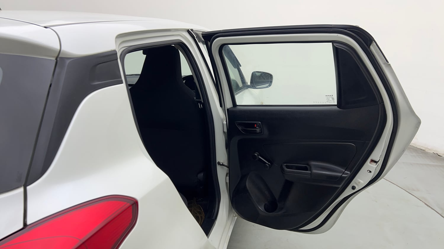 Used 2023 Maruti Suzuki Swift LXi Petrol Manual interior RIGHT REAR DOOR OPEN VIEW