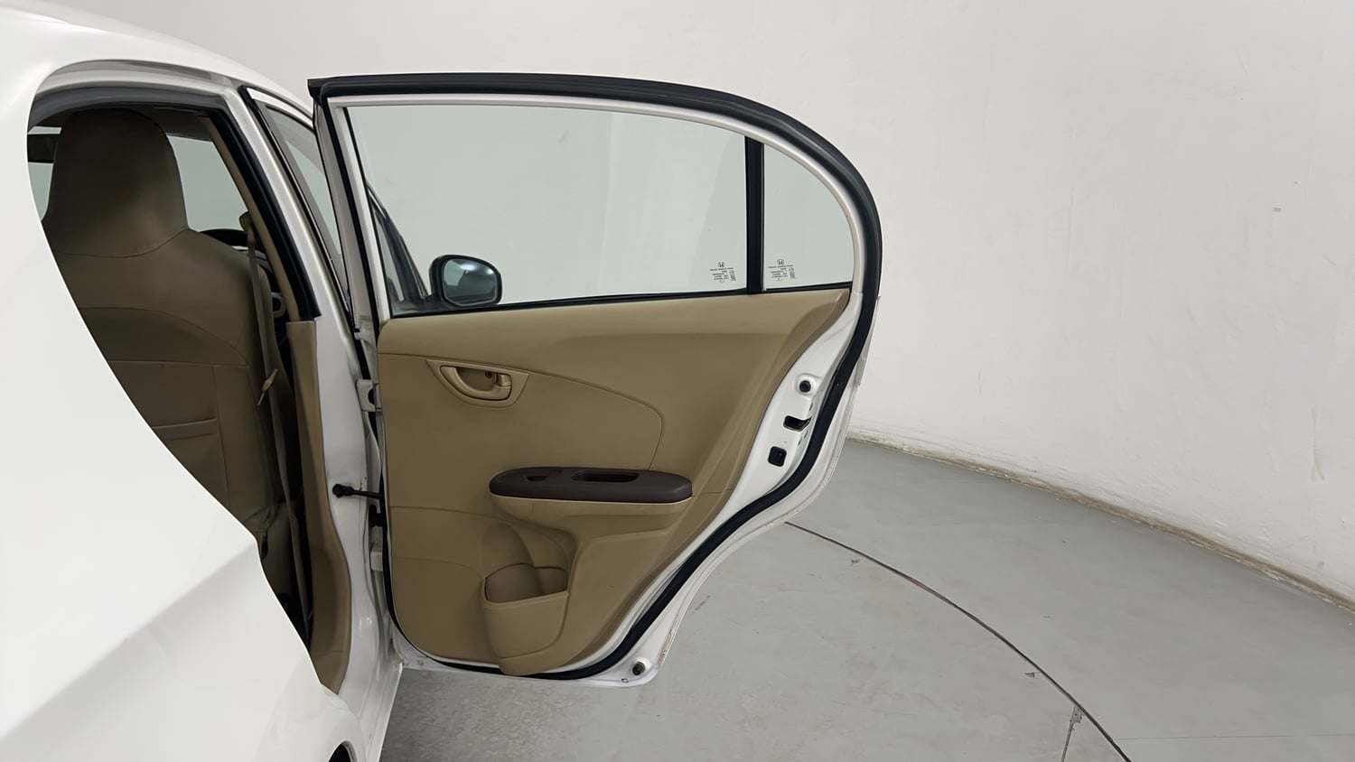 Used 2013 Honda Amaze 1.5 S i-DTEC Diesel Manual interior RIGHT REAR DOOR OPEN VIEW