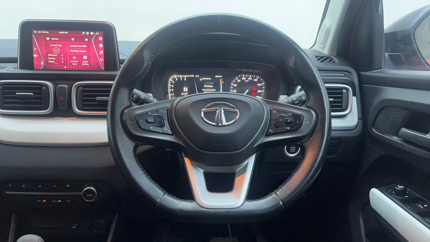 Used 2023 Tata Punch Creative Dual Tone AMT Petrol Automatic interior STEERING VIEW