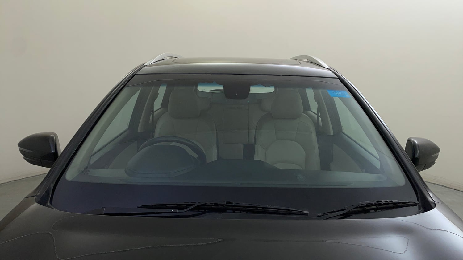 Used 2021 MG Motors Hector Sharp 1.5 Petrol CVT Petrol Automatic exterior FRONT WINDSHIELD VIEW