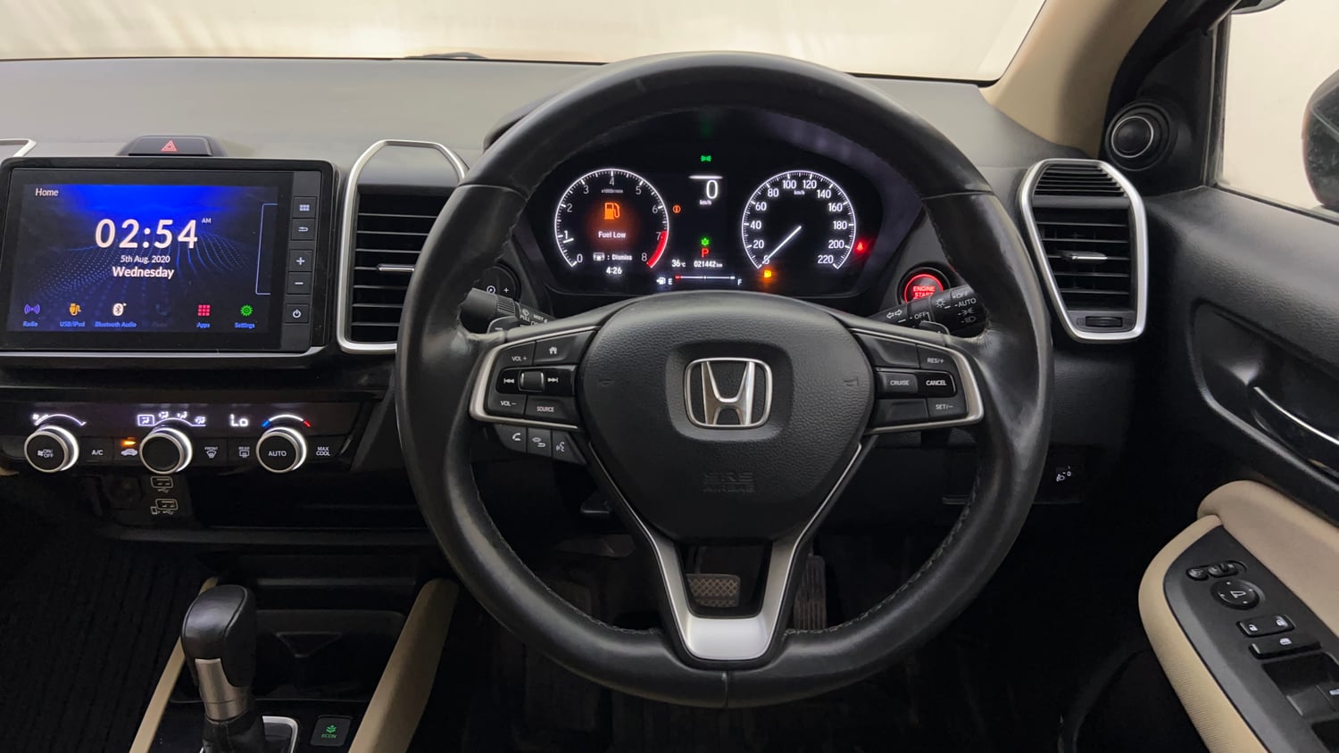 Used 2021 Honda City VX CVT Petrol Petrol Automatic interior STEERING VIEW