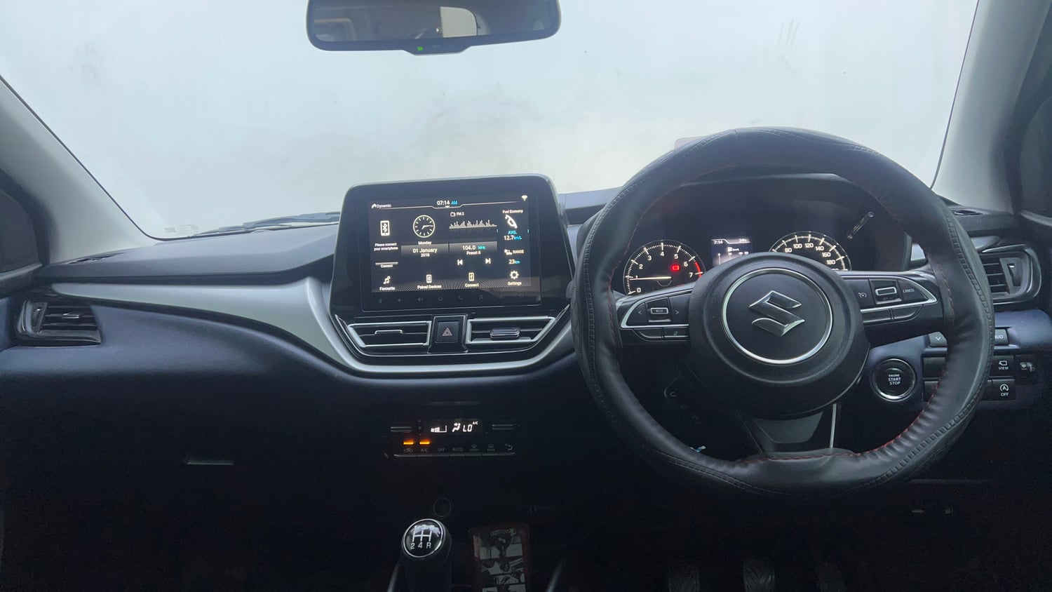 Used 2024 Maruti Suzuki Baleno Alpha MT Petrol Manual interior DASHBOARD VIEW