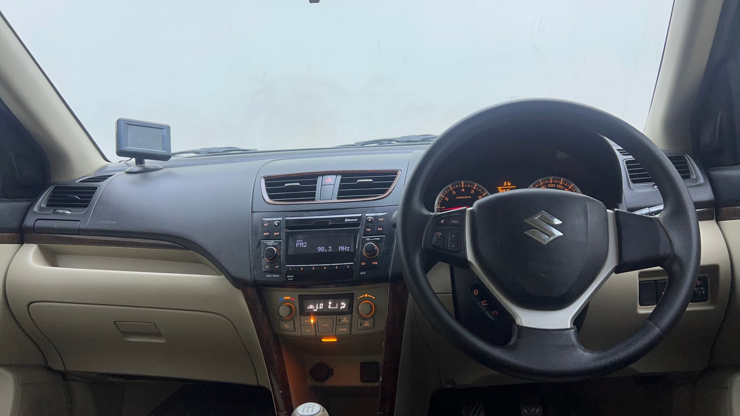 Used 2015 Maruti Suzuki Swift Dzire ZXI Petrol Manual interior DASHBOARD VIEW