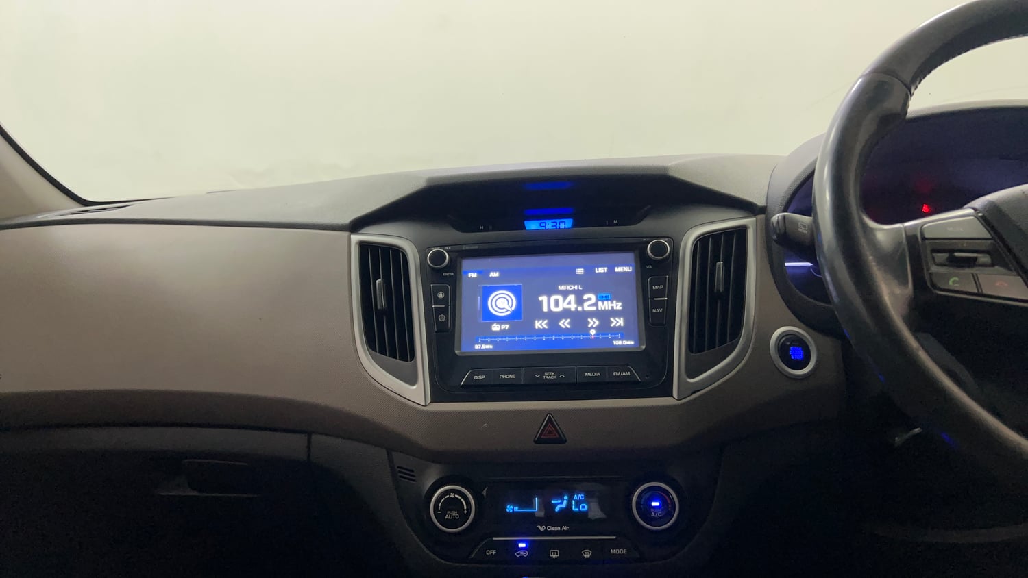 Used 2018 Hyundai Creta SX Plus 1.6 AT CRDI Diesel Automatic interior MUSIC SYSTEM & AC CONTROL VIEW