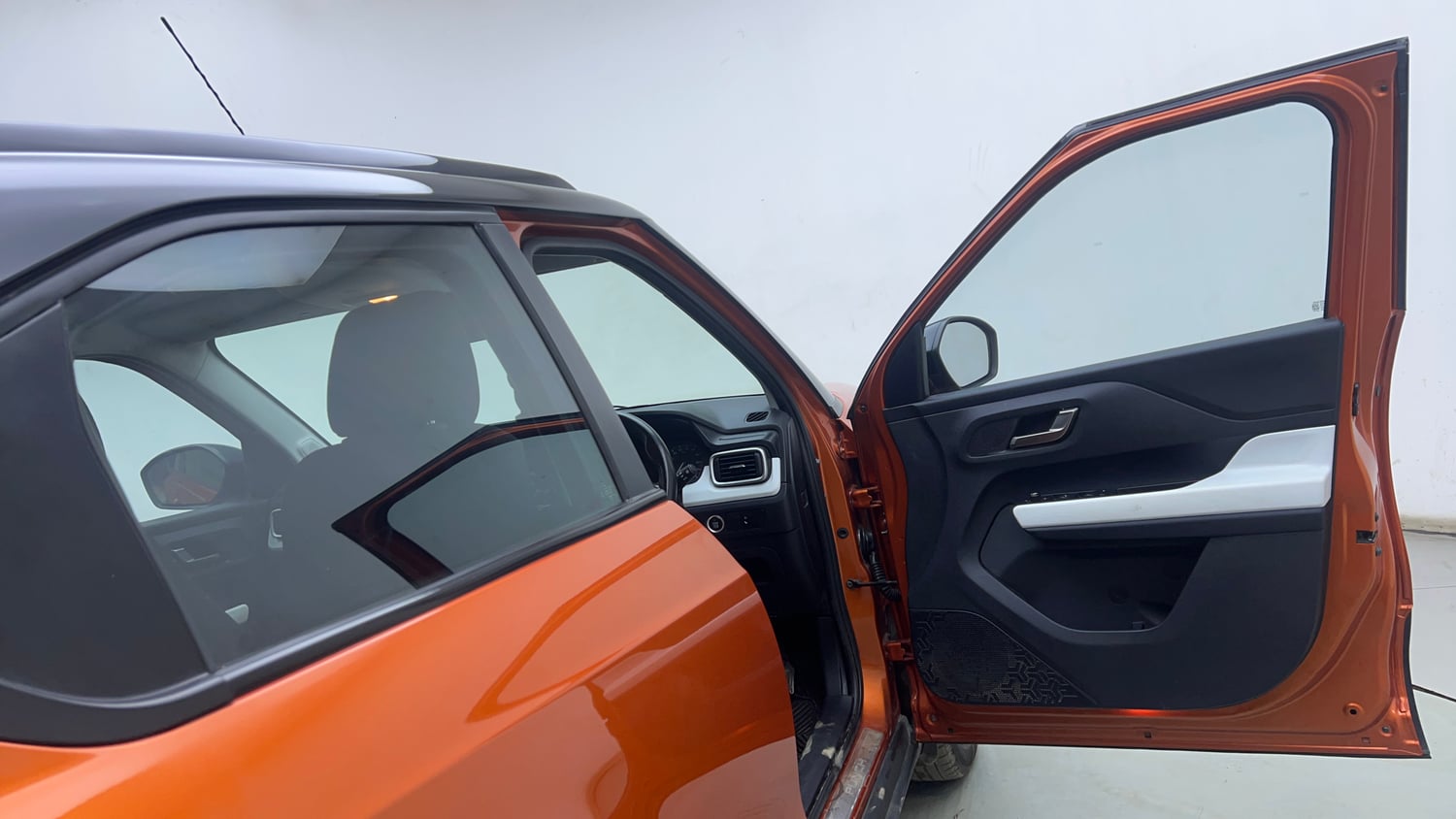 Used 2023 Tata Punch Creative Dual Tone AMT Petrol Automatic interior RIGHT FRONT DOOR OPEN VIEW
