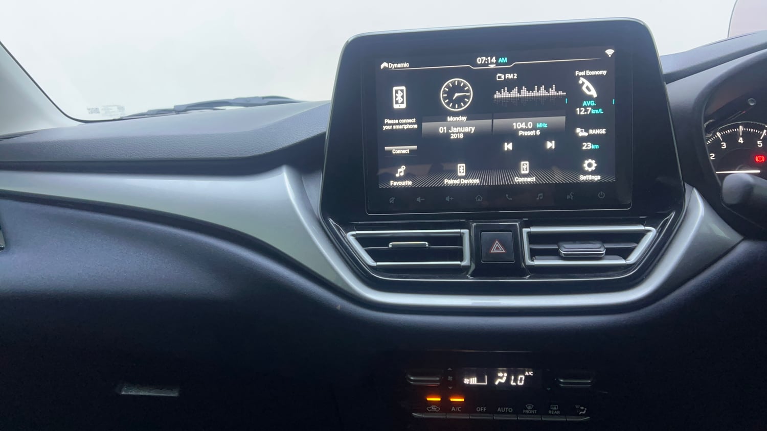 Used 2024 Maruti Suzuki Baleno Alpha MT Petrol Manual interior MUSIC SYSTEM & AC CONTROL VIEW