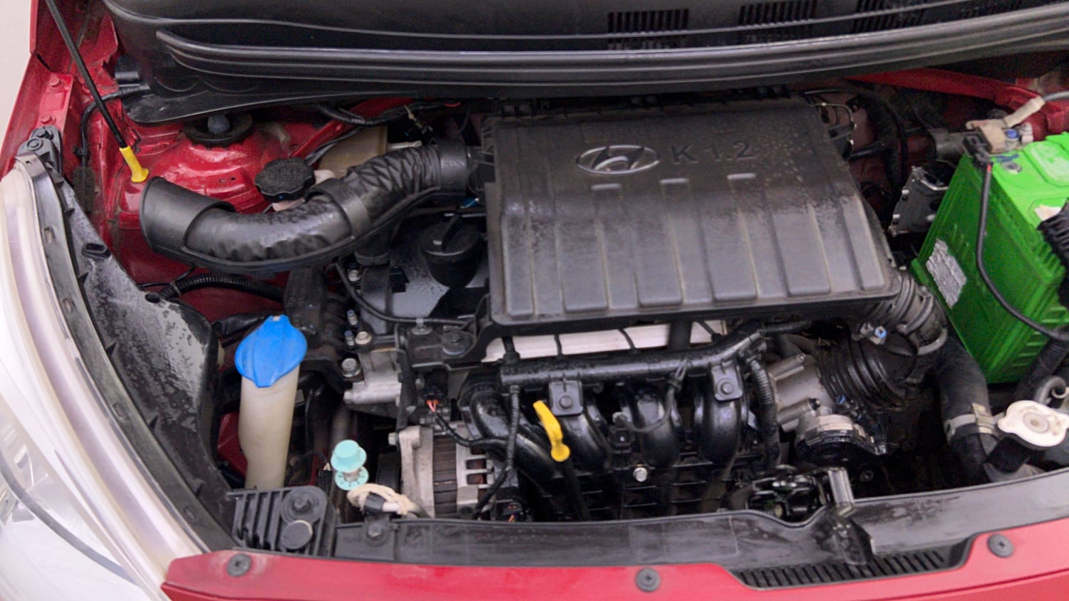 Used 2018 Hyundai Grand i10 Sportz 1.2 Kappa VTVT Petrol Manual engine ENGINE RIGHT SIDE VIEW