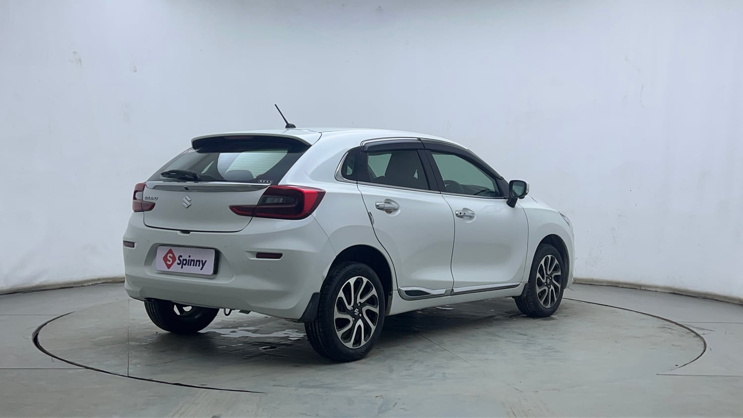 Used 2024 Maruti Suzuki Baleno Alpha MT Petrol Manual exterior RIGHT REAR CORNER VIEW