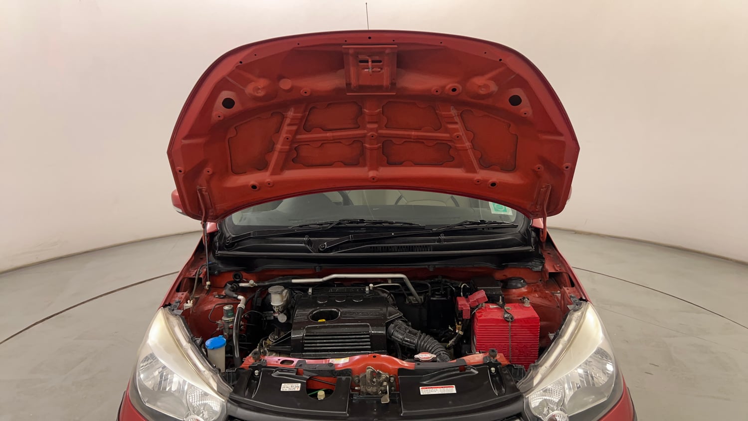 Used 2016 Maruti Suzuki Celerio ZXi AMT Petrol Automatic engine ENGINE & BONNET OPEN FRONT VIEW