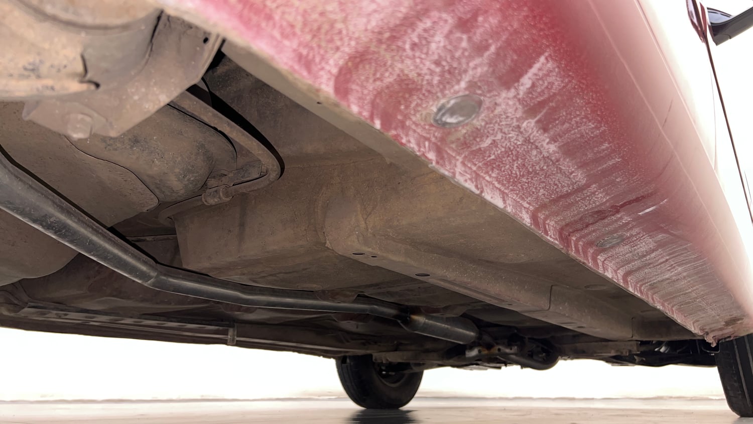 Used 2013 Hyundai i10 Sportz 1.2 AT Kappa2 Petrol Automatic extra REAR RIGHT UNDERBODY VIEW