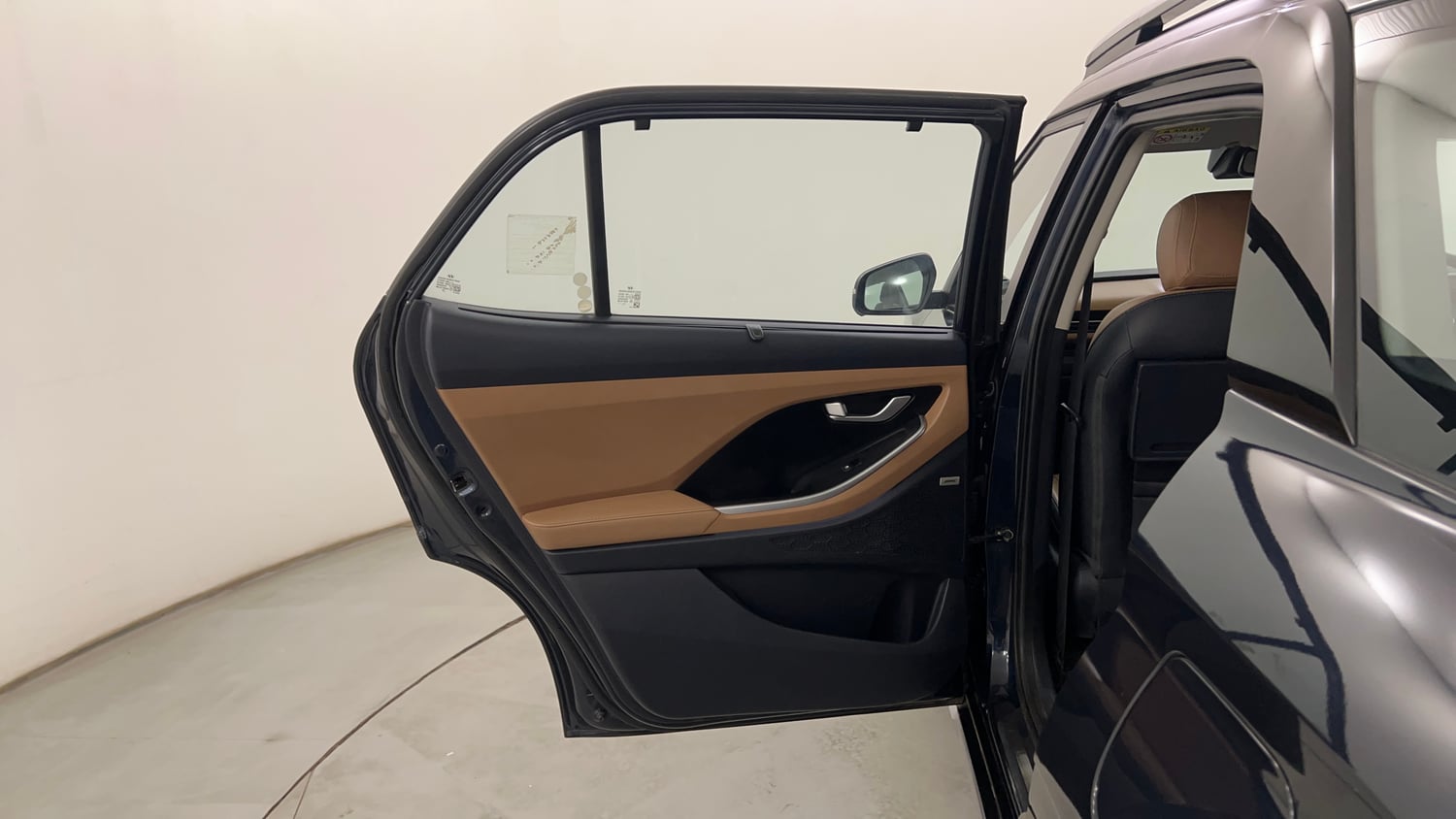 Used 2024 Hyundai Alcazar Signature 1.5 Diesel AT 7STR Diesel Automatic interior LEFT REAR DOOR OPEN VIEW