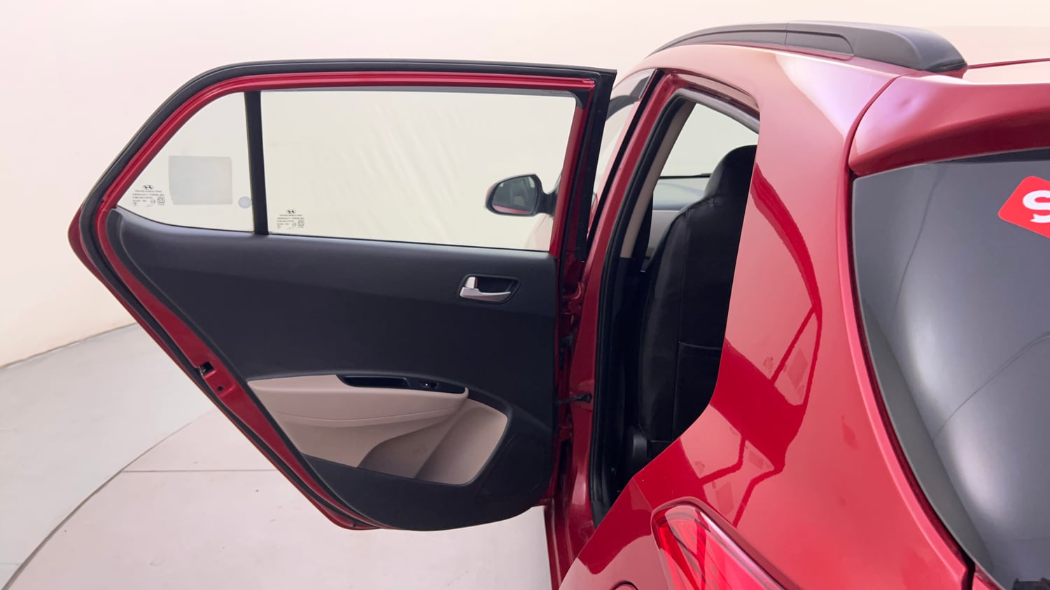 Used 2018 Hyundai Grand i10 Sportz 1.2 Kappa VTVT Petrol Manual interior LEFT REAR DOOR OPEN VIEW