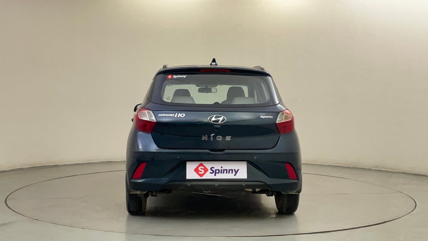 Used 2022 Hyundai Grand i10 Nios Sportz AMT 1.2 Kappa VTVT Petrol Automatic exterior BACK VIEW